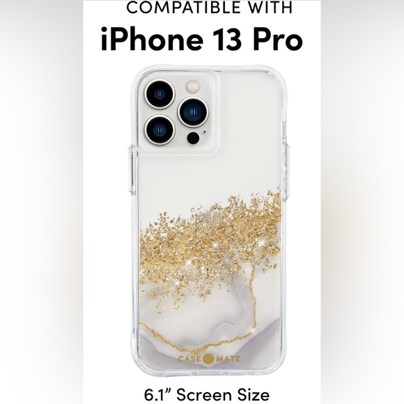 Case-Mate - Karat Marble - Case for iPhone 13 Pro - Picture 1 of 5